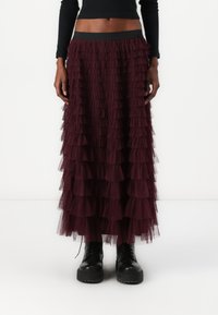 Vero Moda VMNAJA RUFFLE SKIRT - Dolgo krilo - winetasting