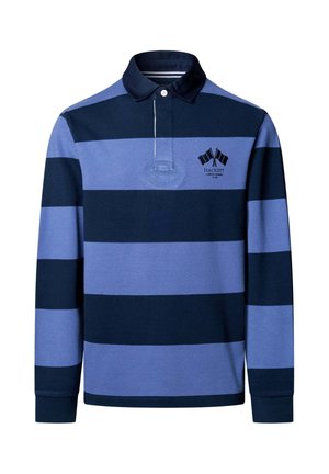 Hackett London, HACKETT LONDON POLO SHIRT HERITAGE LRC BK PATCH - Polo - eton blue