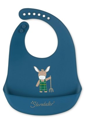 Silikon Lätzchen Emmilius - Bib - mittelblau