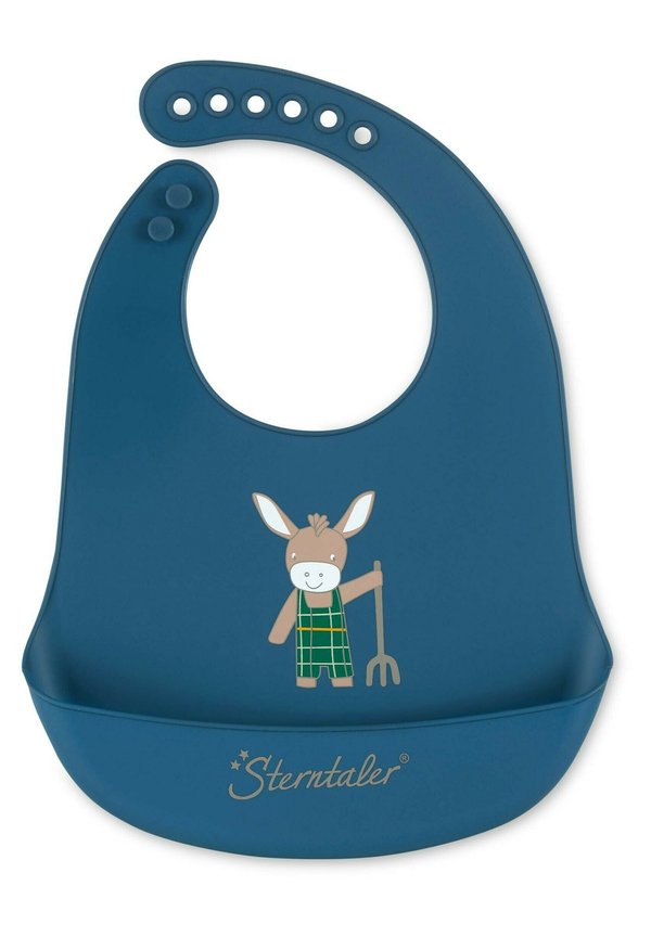 Silikon Lätzchen Emmilius - Lätzchen - mittelblau