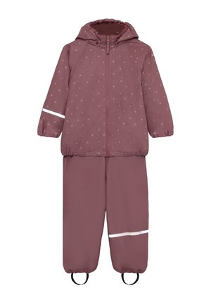 CeLaVi, RAINWEAR SET - ALL OVER PRINT, WITH FLEECE - Pantaloni impermeabili - rose brown