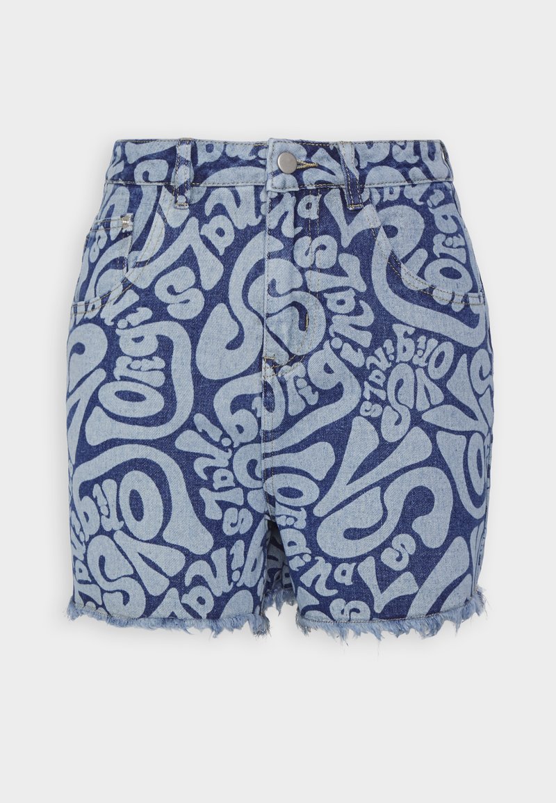 Vintage Supply Jeansshort blauw Vintage Supply Jeansshort blauw