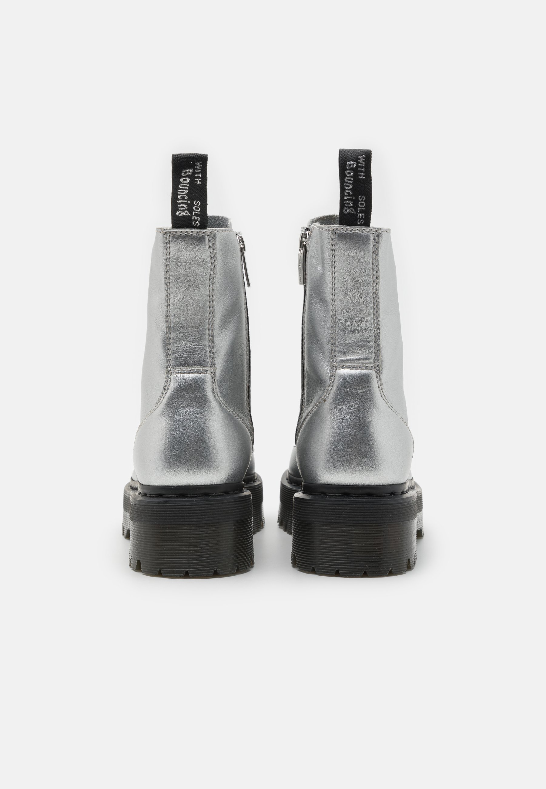 silver doc martens mens