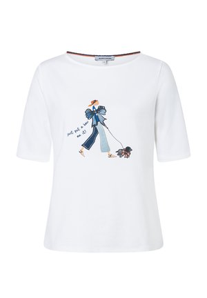 More & More, Print T-shirt - white