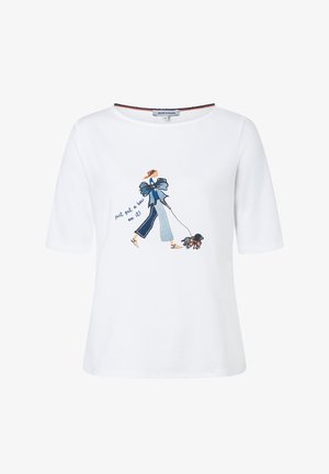 More & More, T-shirt imprimé - white