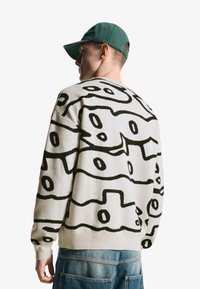 Bershka PRINTED - Pulover - white