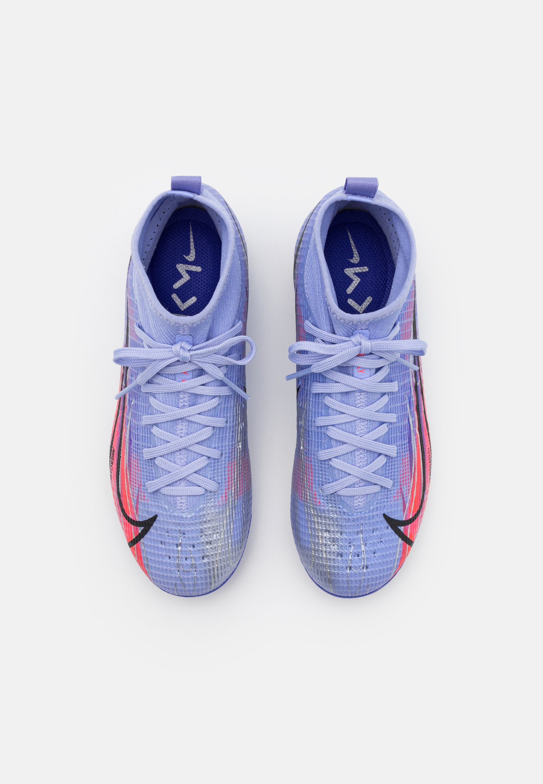 Nike Performance MERCURIAL JR 8 PRO KYLIAN MBAPPE FG UNISEX - Botas de  fútbol con tacos - light thistle/metallic silver/morado - Zalando.es