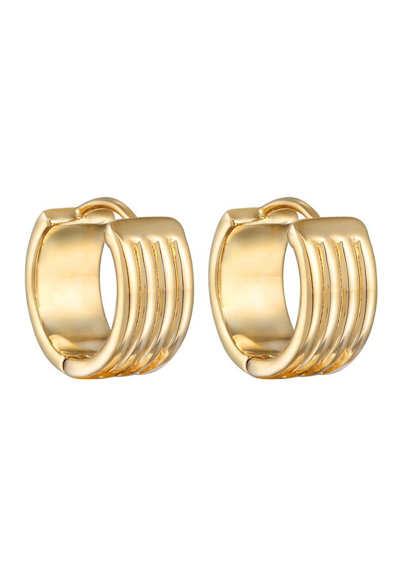 Elli RILLEN STRUKTUR - Orecchini - gold coloured/dorato