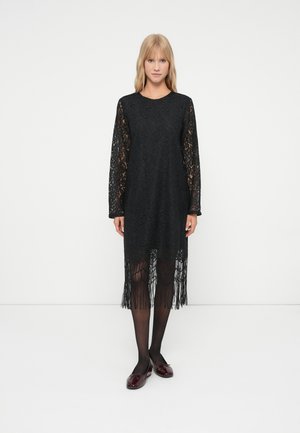 SLFMIBELLE REGULAR SHORT LACE DRESS - Cocktailjurk - black