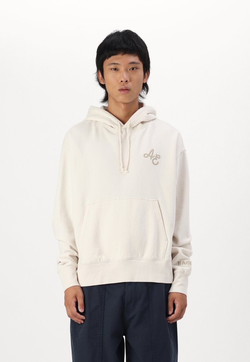 American Eagle HERITAGE GRAPHIC HOODIE - Φούτερ με κουκούλα - cream