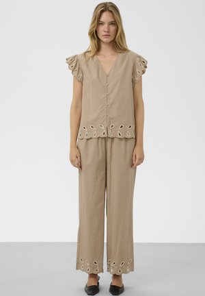 Soaked in Luxury, SLAMARA - Pantalon classique - taupe