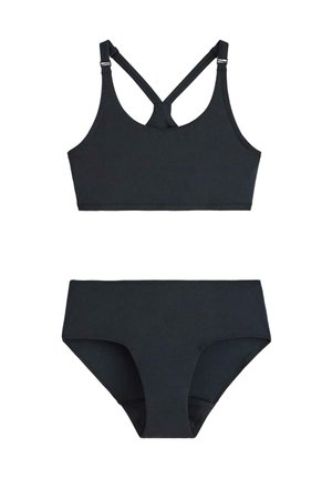 WITH PERIOD PROTECTION SET - Bikini - black