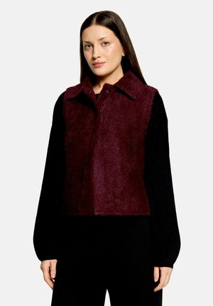 Betty Barclay STRICKWESTE - Vest - dark aubergine