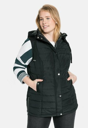 Sheego, STEPPWESTE - Waistcoat - schwarz