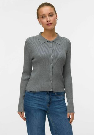 VMVADIN - Gilet - medium grey melange