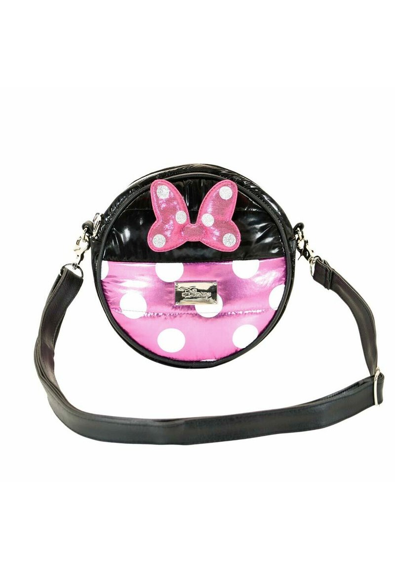 Karactermania MICKEY & MINNIE PADDING ROUND - Borsa a tracolla - Minnie pink-black