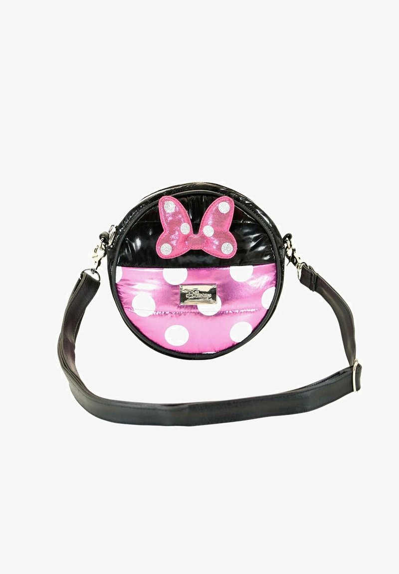 Karactermania MICKEY & MINNIE PADDING ROUND - Borsa a tracolla - Minnie pink-black