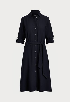 Lauren Ralph Lauren FIT AND FLARE SHIRTDRESS - Blusenkleid - navy