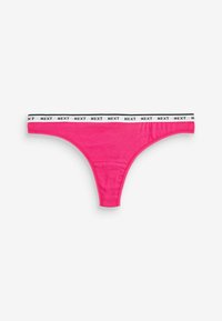 Next MONO PRINT RICH LOGO KNICKERS FOUR PACK - Tange - pink stripe lime green
