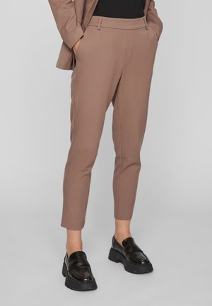 VILA VIVARONE SLIM - Chino - brown lentil