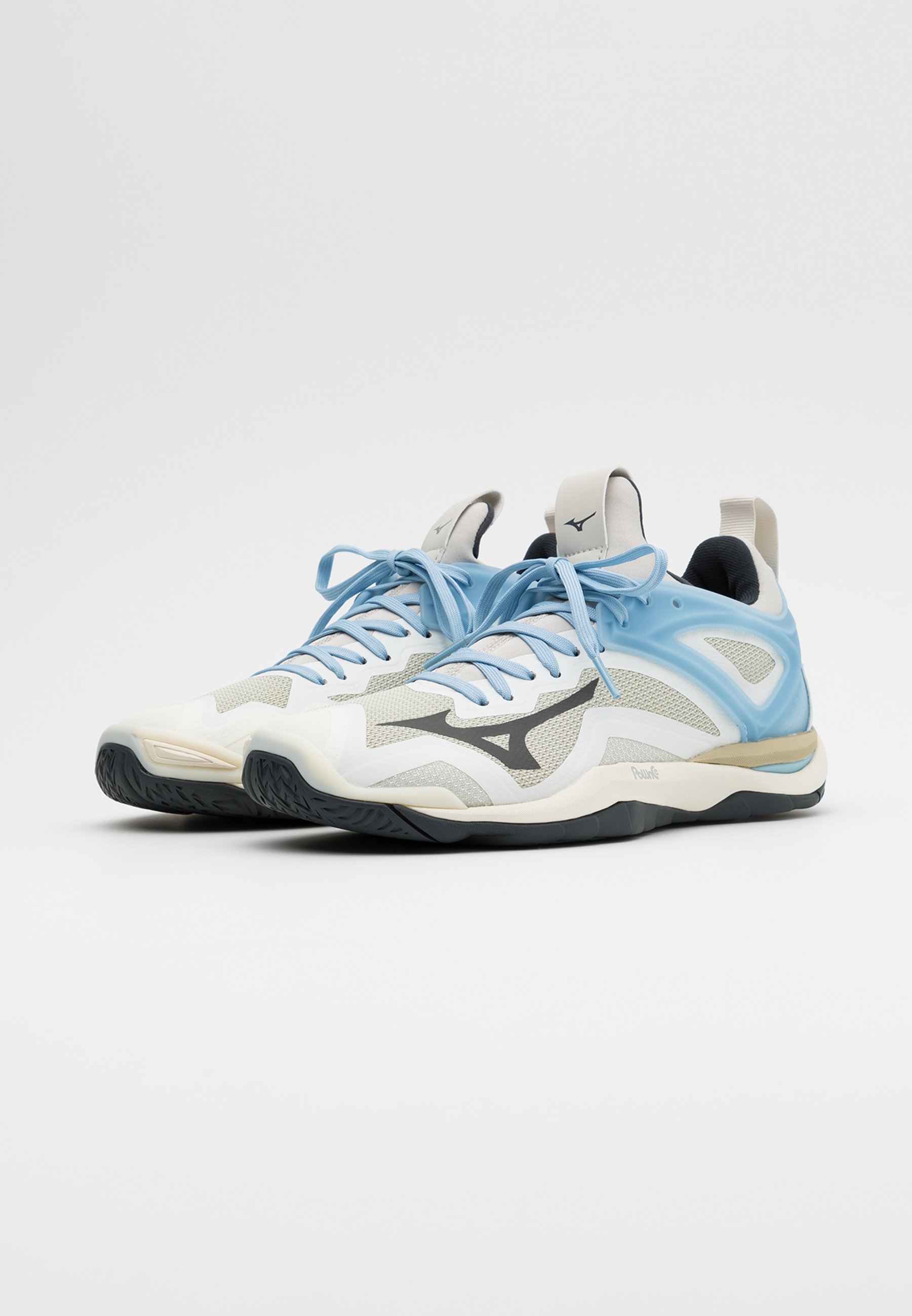 Mizuno WAVE MIRAGE 3 - Håndballsko - snow white/shadow/falls Mizuno WAVE MIRAGE 3 - Håndballsko - snow white/shadow/falls