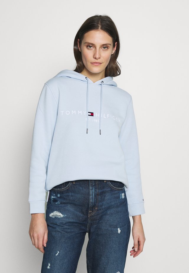 Tommy Hilfiger Blue Cotton Women's Hoodie main image 1