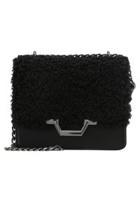 Topshop Taška s příčným popruhem - black