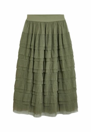 Next Klostuotas sijonas - khaki green