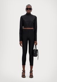 Just Cavalli SKINNY FOUSEUX - Leggingek - Nadrágok - black