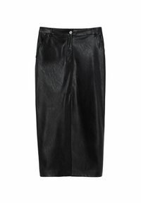 GINOCCHIERA  - Gonna a tubino - limo black