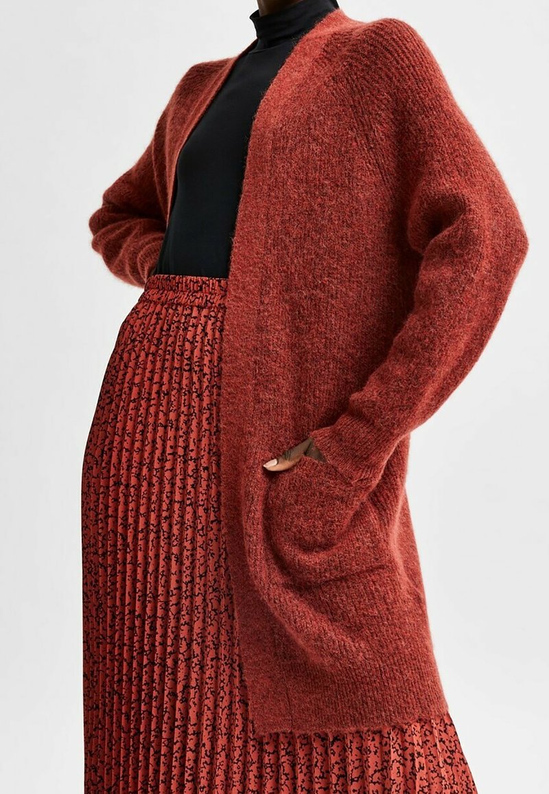 Selected Femme Gilet dark red/rouge foncé (Seconde main) ZALANDO