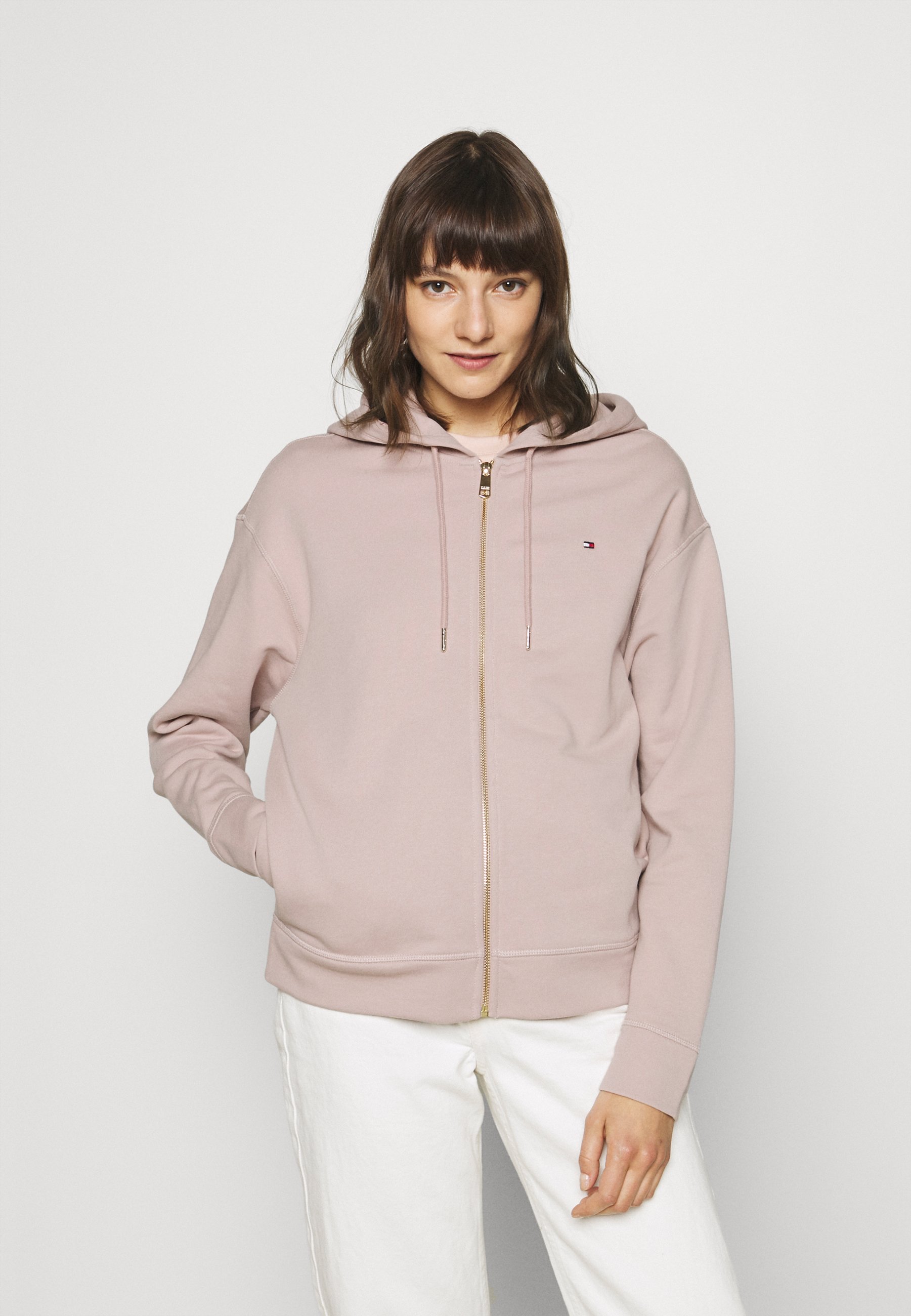 zip through hoodie