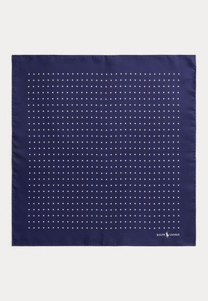 Polo Ralph Lauren POLKA-DOT SILK TWILL BANDANNA - Cravate - navy
