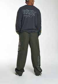 Ed Hardy SIDE-SNAKE-SKULL TECH - Trainingsbroek - green