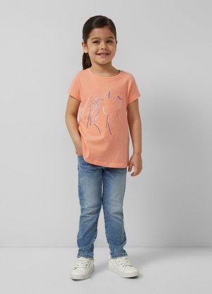 s.Oliver, T-SHIRT - T-shirt imprimé - hellorange