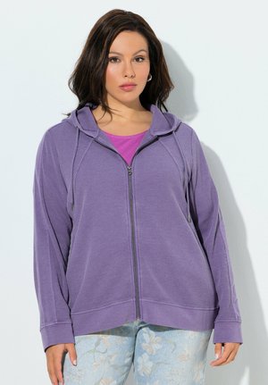 WAFFLE - Felpa con zip - lilac