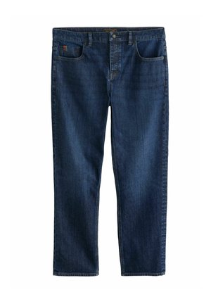 SIGNATURE BRUSHED COSY - Jeans Straight Leg - blue
