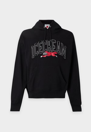 Icecream, COLLEGE POPOVER HOOD - Φούτερ με κουκούλα - black