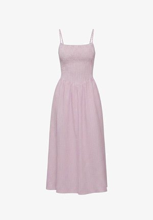 South Beach, STRIPE SMOCKED MAXI DRESS - Robe de jour - pink