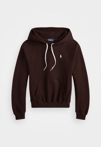 Polo Ralph Lauren SHRUNKEN FIT FLEECE HOODIE - Sweatshirt - circuit brown/marron - ZALANDO
