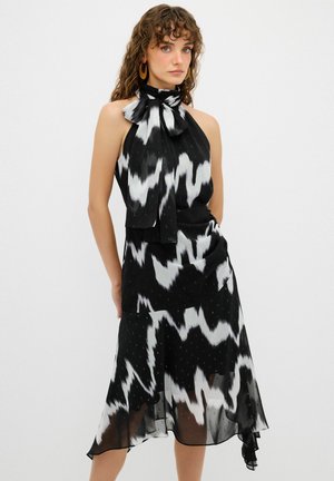 adL HALTER NECK - Freizeitkleid - printed black