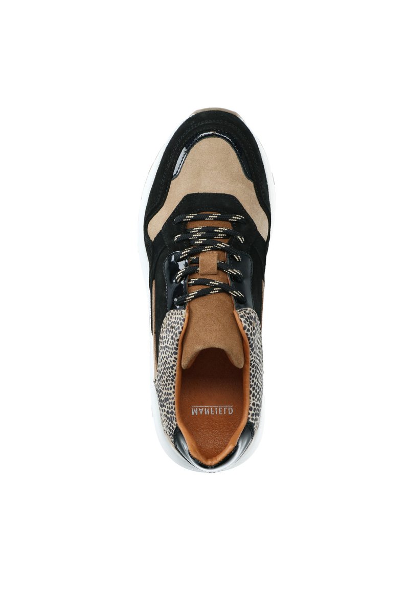 Damen Sneaker low | Manfield MIT GEPARDENMUSTER Sneaker low schwarz - SR30875 Damen Sneaker low | Manfield MIT GEPARDENMUSTER Sneaker low schwarz - SR30875