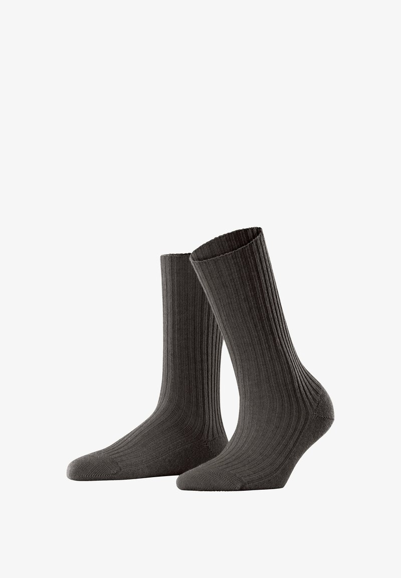 FALKE COSY WOOL BOOT - Calze - dark brown