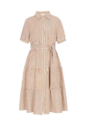 usha, Skjortekjole - brown offwhite