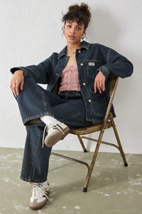 BDG Urban Outfitters RAILROAD JACKET - Jakna iz džinsa - rinse denim