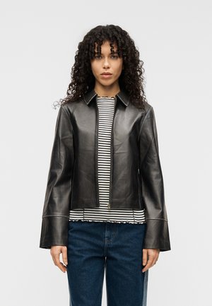 RACHEL - Δερμάτινο μπουφάν - black