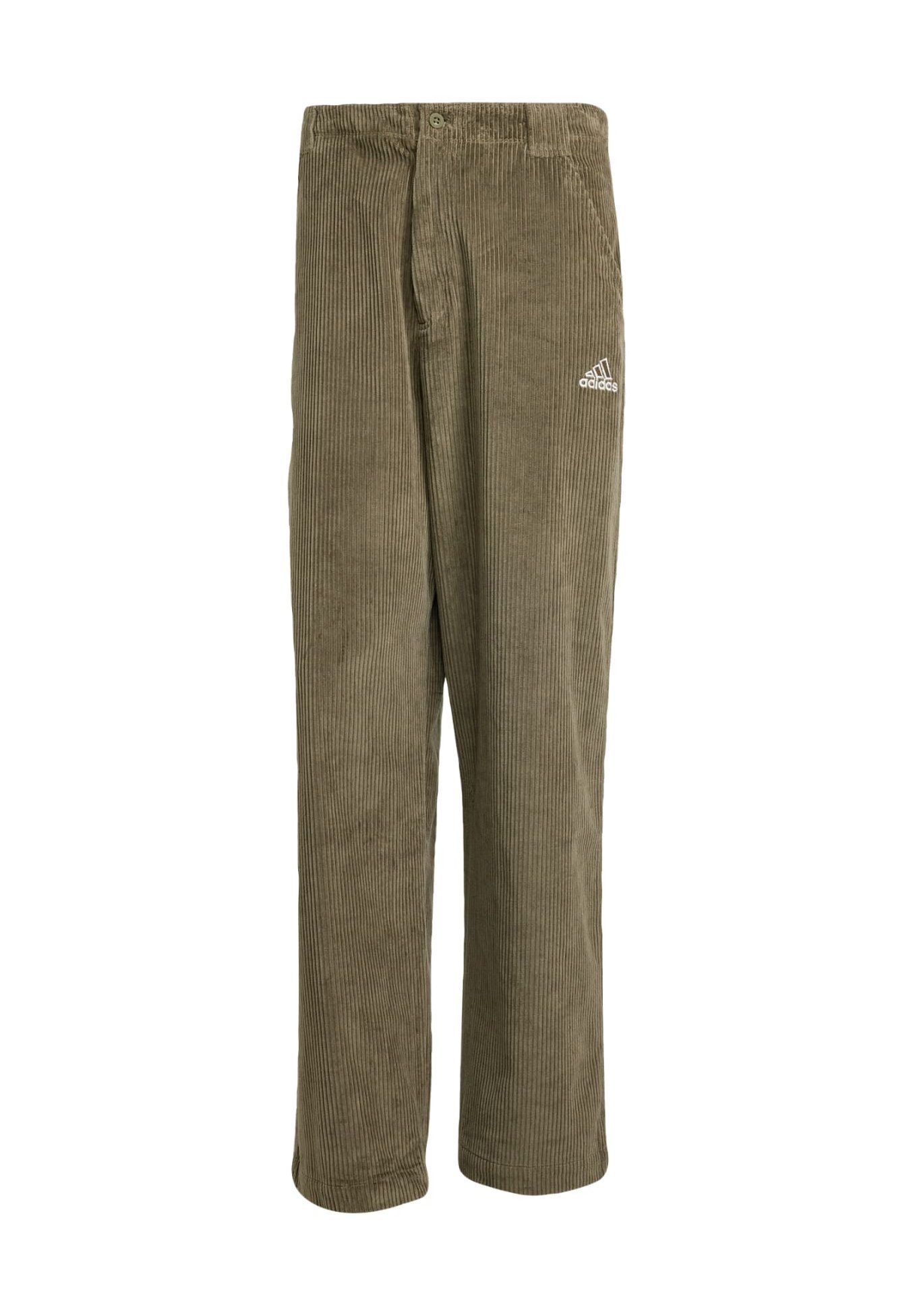 adidas Originals CORDUROY LOOSE - Trousers - olive strata