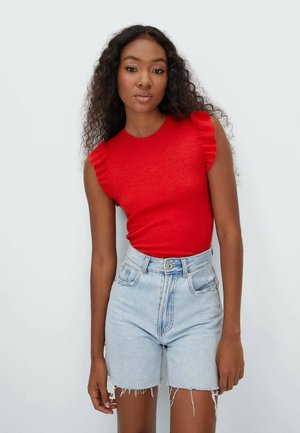 MIT VOLANT - Basic T-shirt - red
