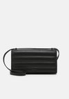 LINE QUILT SHOULDER BAG - Borsa a tracolla - black