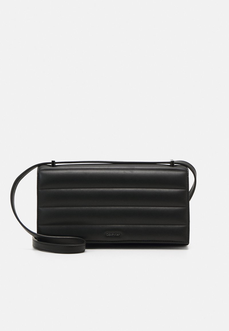 Calvin Klein LINE QUILT SHOULDER BAG - Borsa a tracolla - black